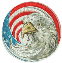 American eagle 3 embroidery design