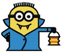 Vampire Minion embroidery design