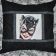Catwoman design on pillowcase embroidered
