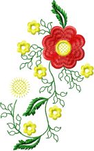 Flower Small Element 2 embroidery design