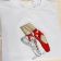 T-shirt Sneakers and pointe shoes two way embroidery design