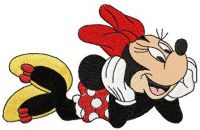 Minnie dreams embroidery design