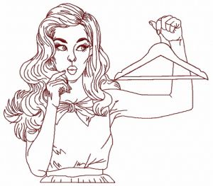 I have nothing to wear 2 embroidery design