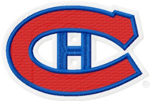 Montreal Canadiens logo embroidery design