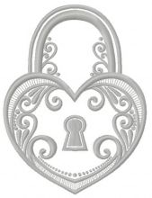 Tiffany keylock 3 embroidery design