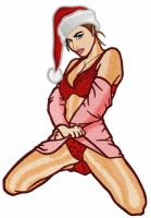 Ready for Christmas embroidery design