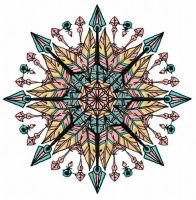 Spring amulet 2 embroidery design