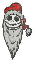 Jack Santa embroidery design