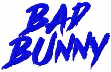 Bad bunny embroidery design