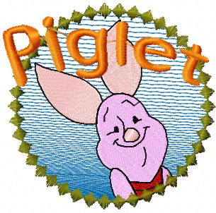 piglet free embroidery design