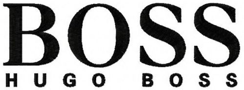 Boss Hugo Boss machine embroidery design