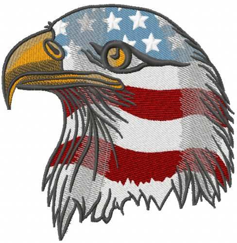 American Eagle embroidery design 2