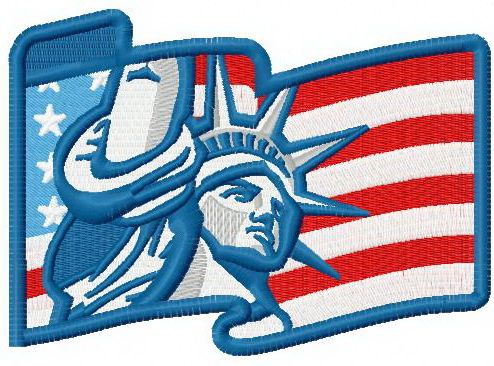 American Liberty 2 machine embroidery design      