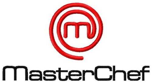 MasterChef logo machine embroidery design
