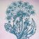 Dandelion marine embroidered design