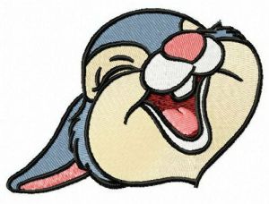 Laughing Thumper embroidery design