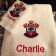 Southampton Football Club Logo embroidered on towel