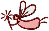 Angel free embroidery design 2