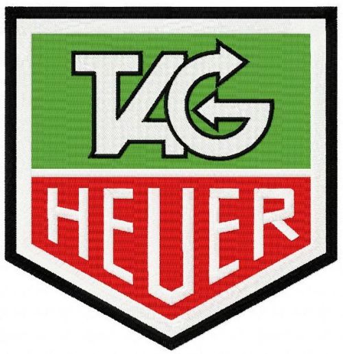 TAG Heuer 2 machine embroidery design