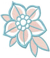 Cherry blossom flower free embroidery design