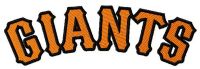 San Francisco Giants logo 3 embroidery design