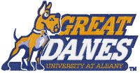 Albany Great Danes University at Albany logo embroidery design