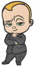 Boss baby embroidery design