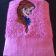 Anna Frozen design on towel embroidered