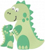 I'm a trex embroidery design