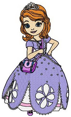 Sofia ready for dancing machine embroidery design