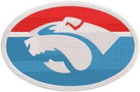 Western Bulldogs football club logo embroidery design