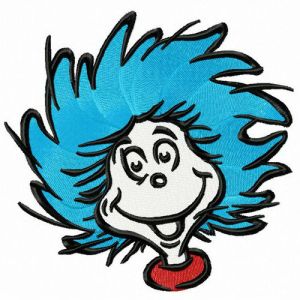 Happy Thing One embroidery design