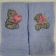 Tatty teddy bears embroidered on bath towels