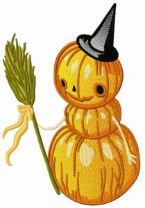 Pumpkin scarecrow 2 embroidery design