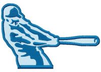 Texas league logo 4 embroidery design