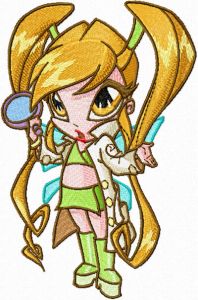 Pixie 1 embroidery design