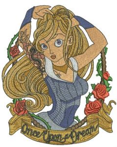 Mythical Dreams Aurora embroidery design