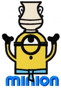 Balancing Minion 2 embroidery design