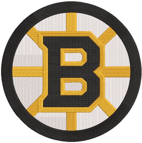 Boston Bruins Spoked-B logo embroidery design