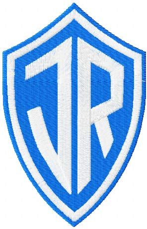 IR Reykjavik Athletic logo embroidery design