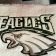 Towels with Philadelphia Eagles logo embroidery design