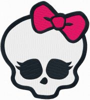 Monster High logo 2 embroidery design