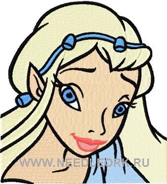 Secret of The Wings Periwinkle machine embroidery design