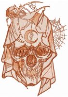 Dead bride embroidery design