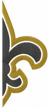 New Orleans Saints sign embroidery design