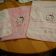 Hello Kitty Cupid design embroidered  on towels and bib