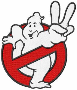 Ghostbuster victory embroidery design