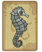 Sea horse 2 embroidery design