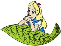 Alice dreams embroidery design