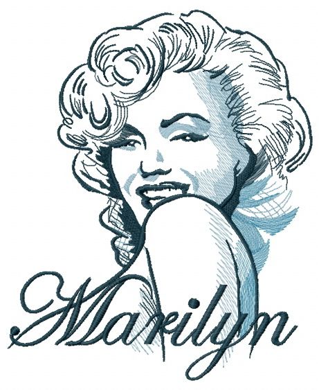 Coquette Marilyn 2 machine embroidery design